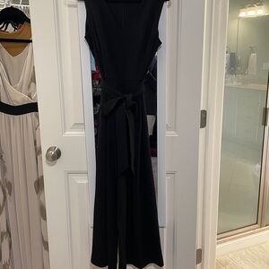 Calvin Klein Black Sleeveless Jumpsuit